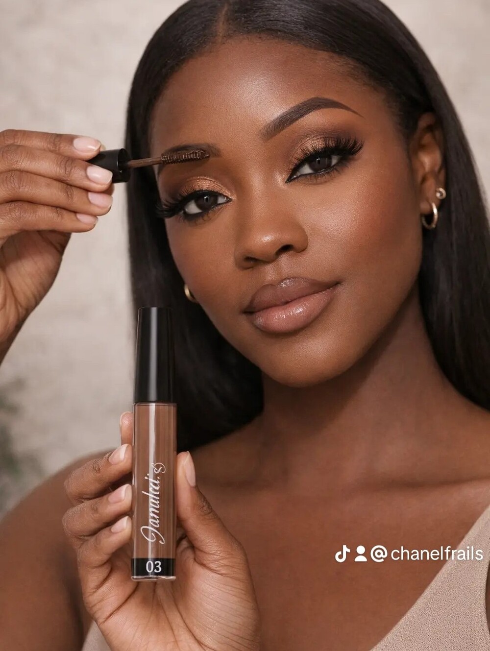 Liquid eyebrow gel